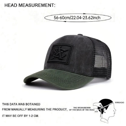 2025 Personalized Fashion New Baseball Hat CA Embroidered Mesh Hat Daily Wear Decorative