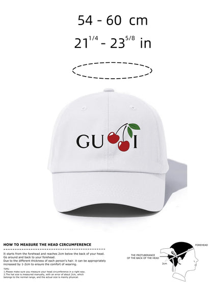 Cucci Cherry Print Baseball Cap
