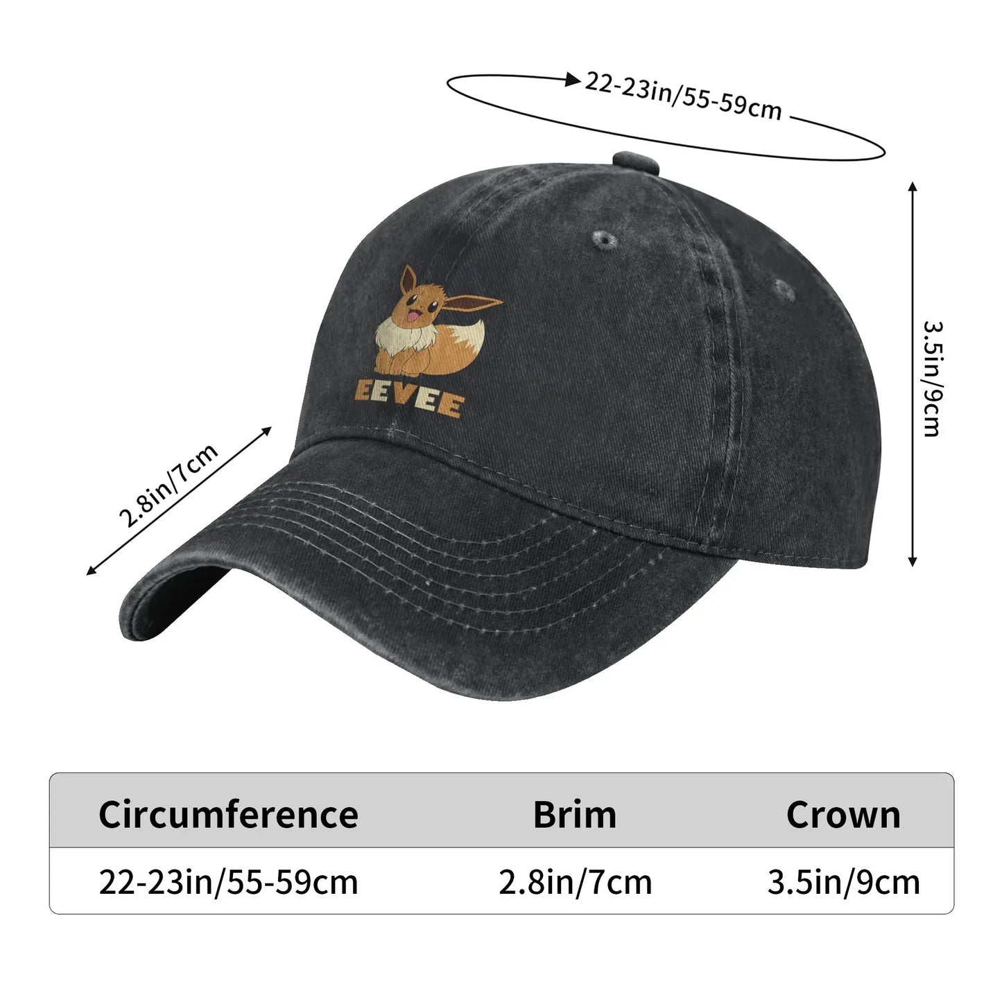 Pokemon Eevee Casual Baseball Cap