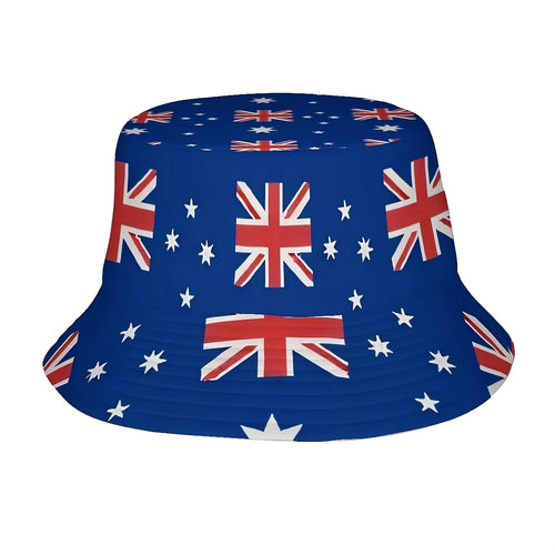 One Piece of Australian Flag Designs of Fisherman'S Hats Bucket Hat