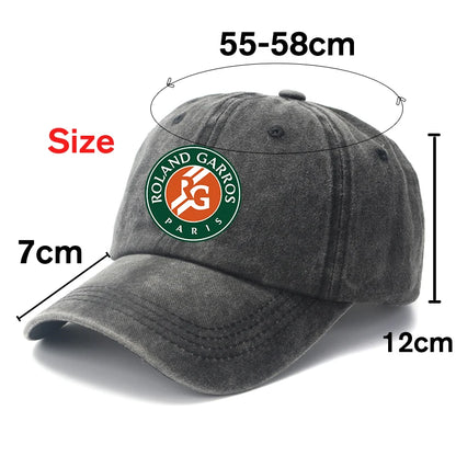 PARIS 100% Cotton Baseball Caps Vintage Distressed Cotton Snapback Hat