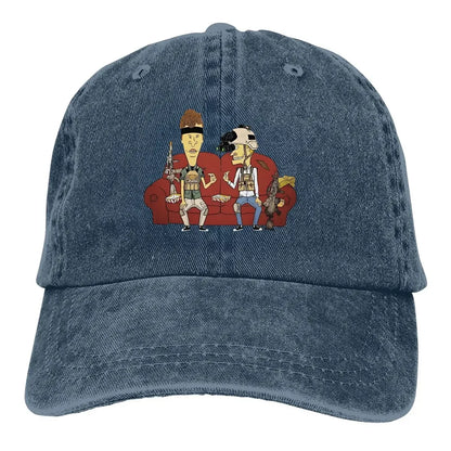 New Summer Cap Sun Visor Operator Hip Hop Caps Beavis and Butt-Head Baseball Hat