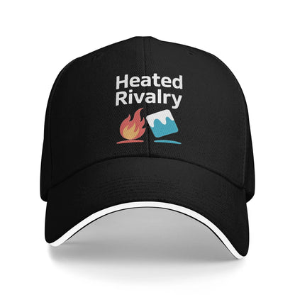 Heated Rivalry Funny Loon Quote Baseball Cap Hip Hop Stupid Canadian Wolf Bird