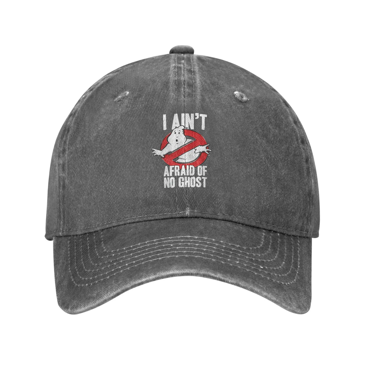 Ghostbusters I Ain't Afraid Of No Ghost Washed Baseball Cap