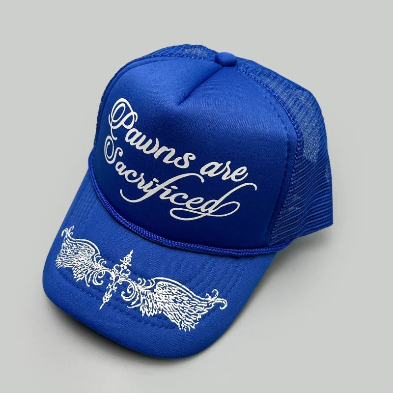 New Unisex Personal Printed Letters Wing Baseball Hats