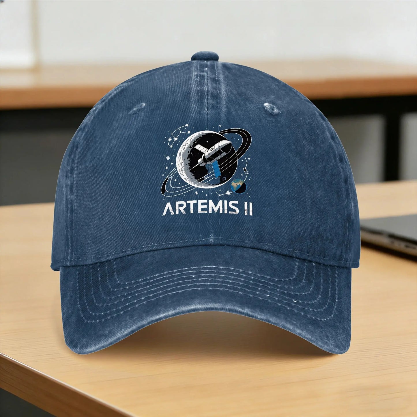 Artemis II Back To The Moon 2026 Sun Baseball Cap