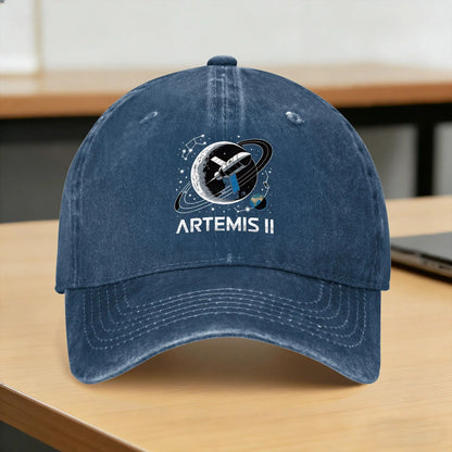 Artemis II Back To The Moon 2026 Sun Baseball Cap
