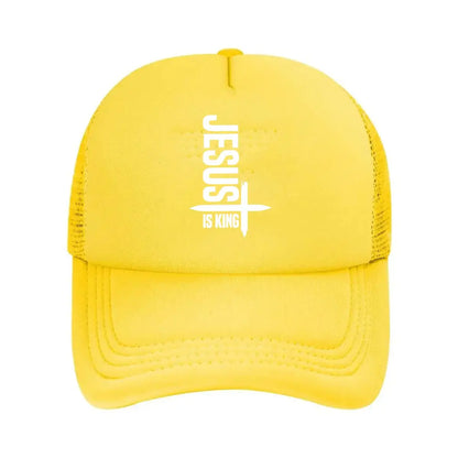 Jesus Is King Print Unisex Baseball Cap