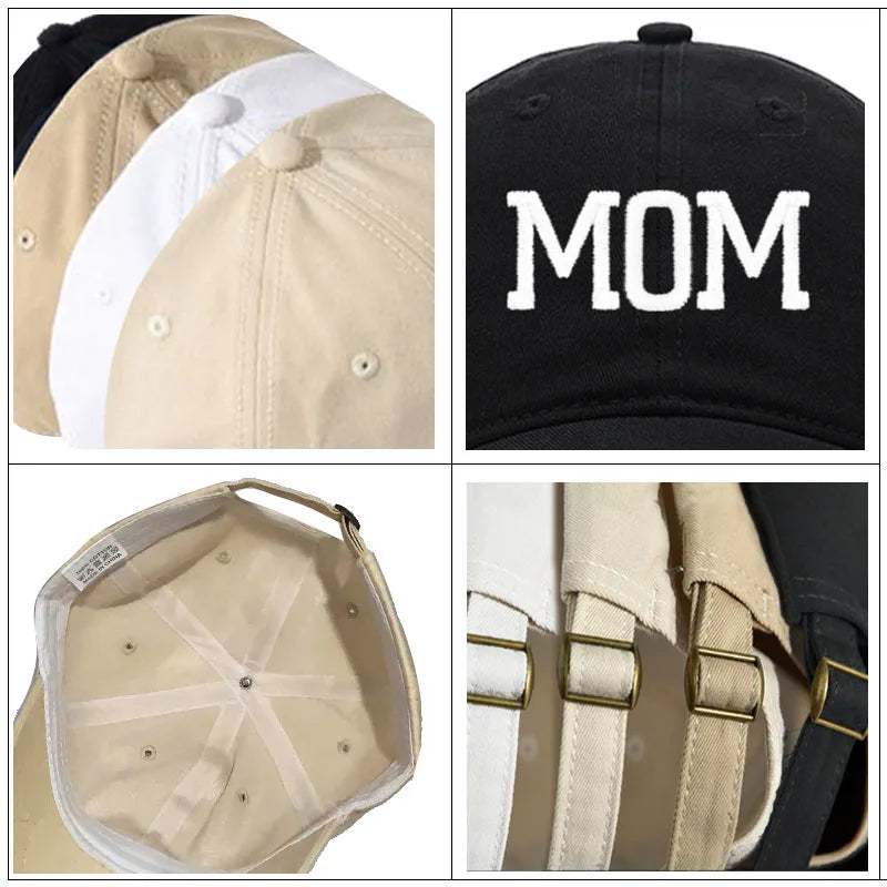 DAD MOM Embroidery Baseball Cap Fashion Women Men