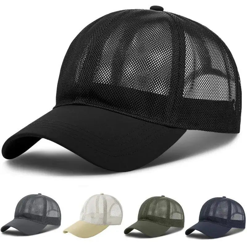 Adjustable Quick Dry Cooling Summer Full Mesh Baseball Cap