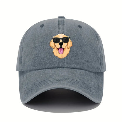Fun Dog Print Baseball Cap