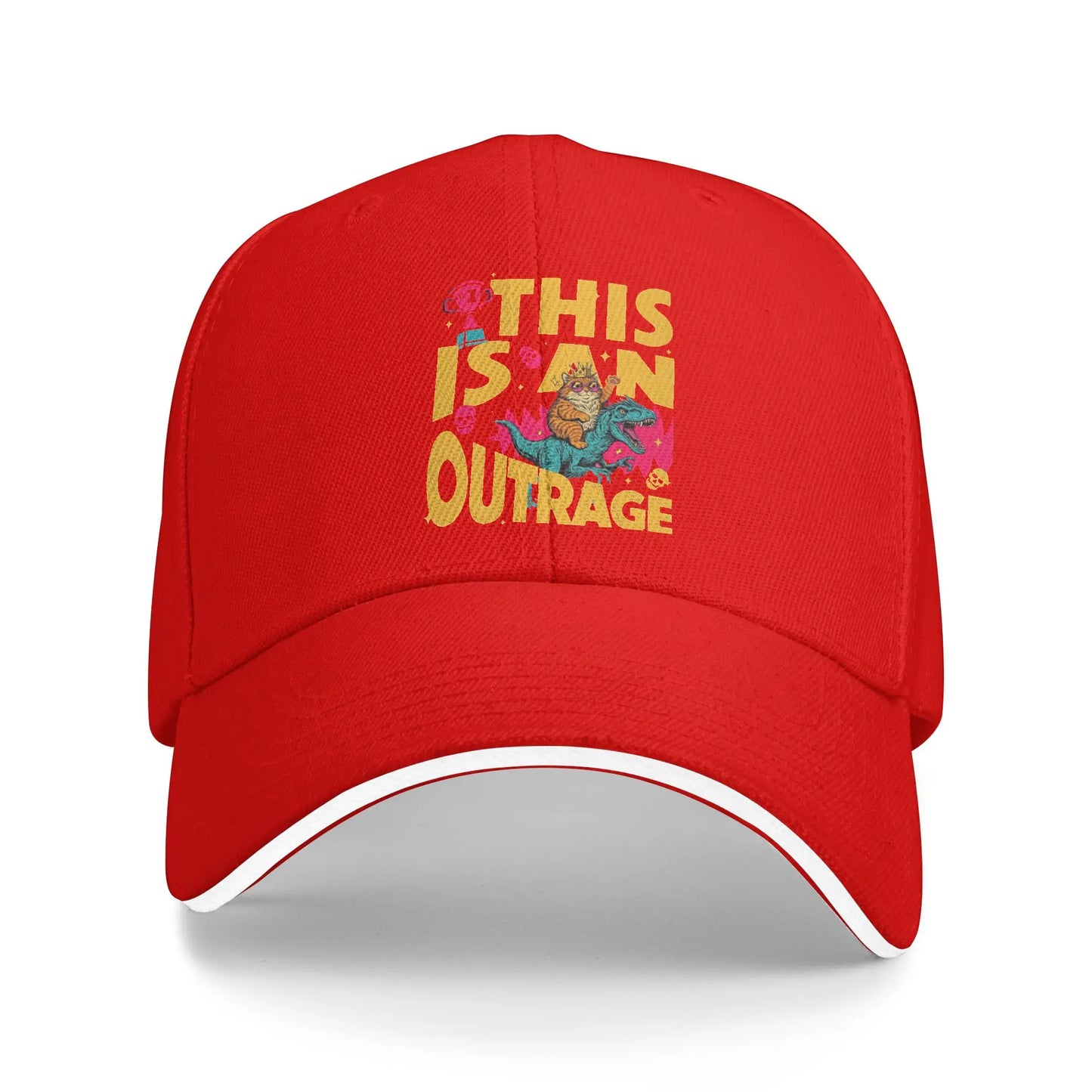 Summer This Is An Outrage Princess Donut Cat Dungeon Crawler Carl Baseball Cap