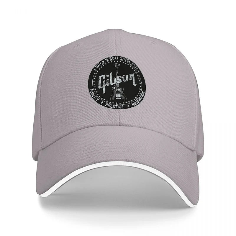 Gibson Logo Black Baseball Cap