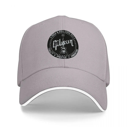 Gibson Logo Black Baseball Cap