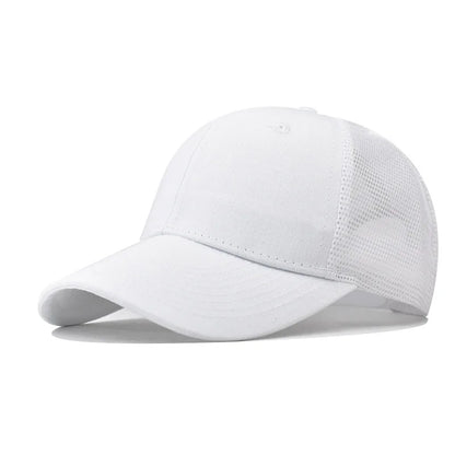 Baseball Cap Adult Net Cap Shallow Curved Eaves Hat Unisex Hip Hop Fitted Cap