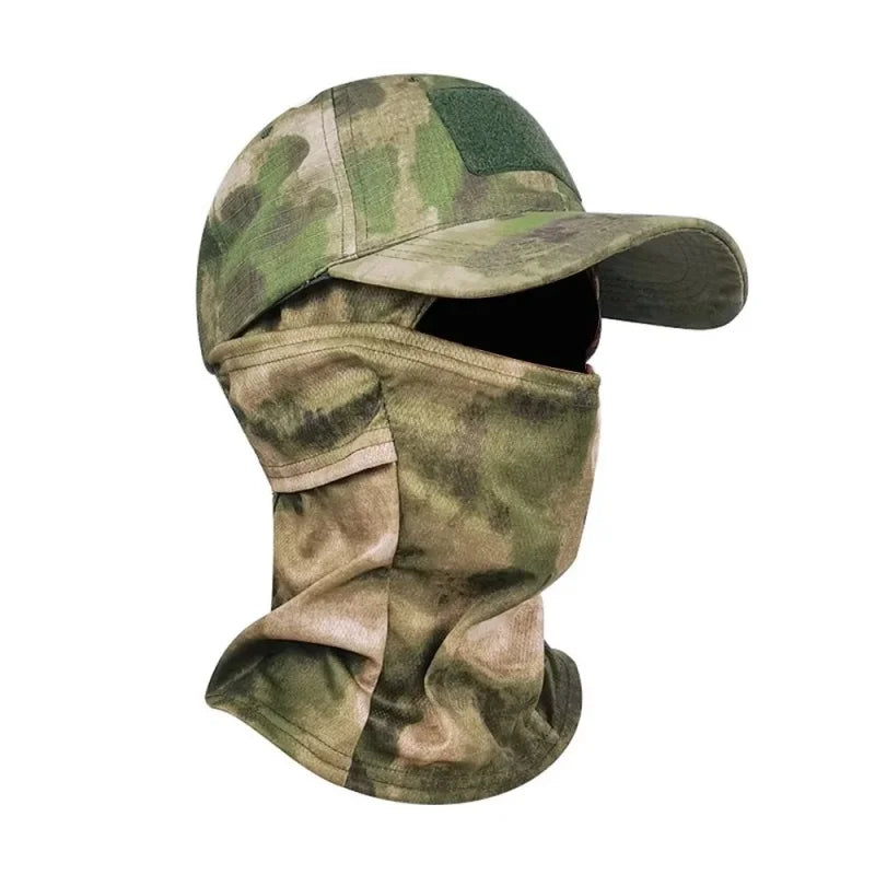 Camo Baseball Caps Camouflage Balaclava Hat Outdoor Fishing Hiking Hunting