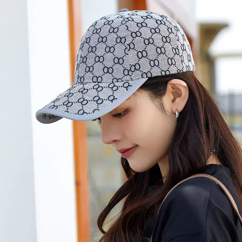 Retro Women Men Printed Baseball Cap