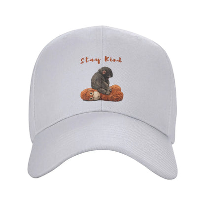 Monkey Punch Stay Kind Casual Baseball Cap