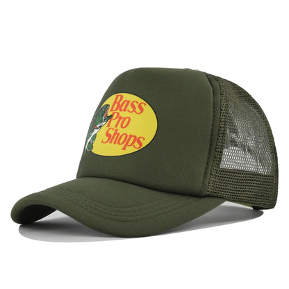 Bass Football Mesh Baseball Cap