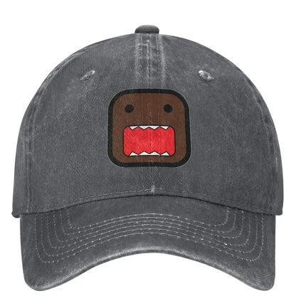 New Domo Domo Kun Doll Baseball Cap Mouth Dice Head
