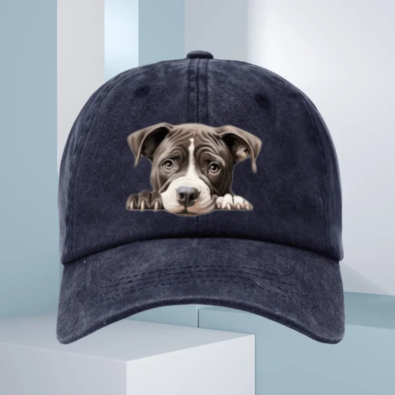 Cute Dog Printed Baseball Cap