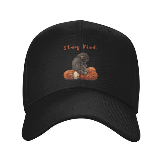 Monkey Punch Stay Kind Casual Baseball Cap