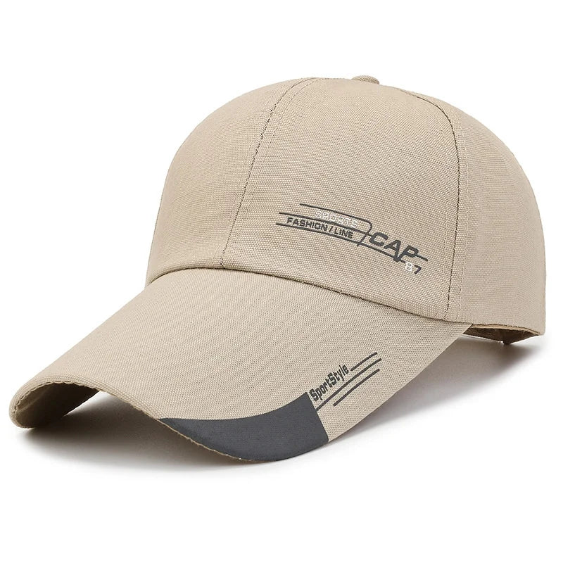 Extra Long Brim Baseball Cap For Men Women