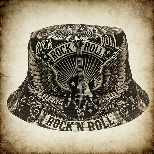 Double Layered Rock Roll Bucket Hat