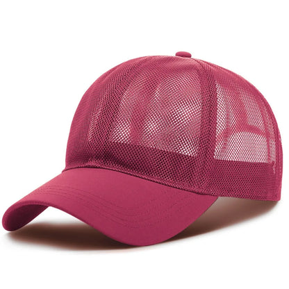 Full Mesh Sun Protection Caps Adjustable Quick Dry For Man Women