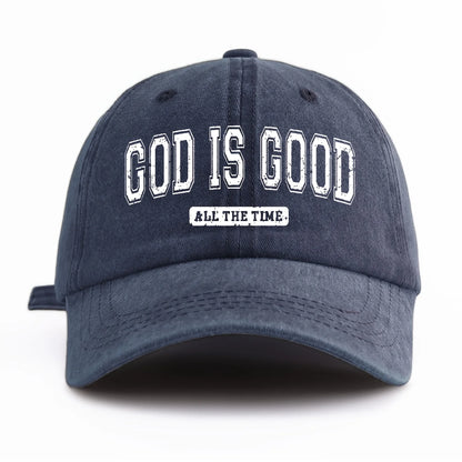 GOD IS GOOD Printed Baseball Hat Simple, Casual, Fashionable