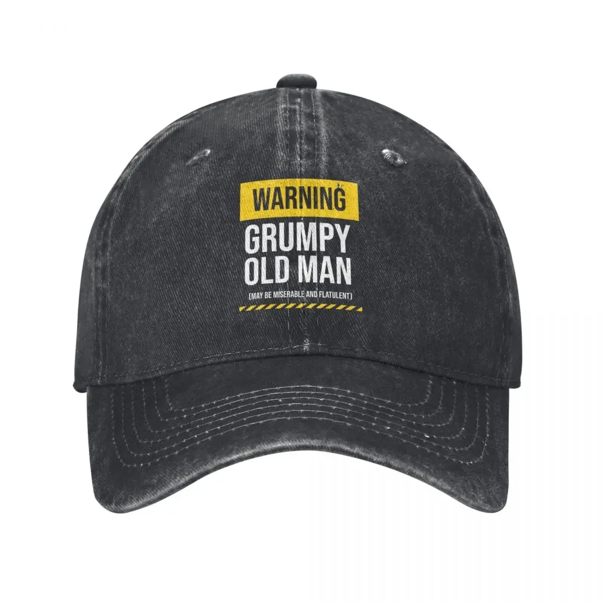 Warning Grumpy Old Man Men Women Baseball Cap