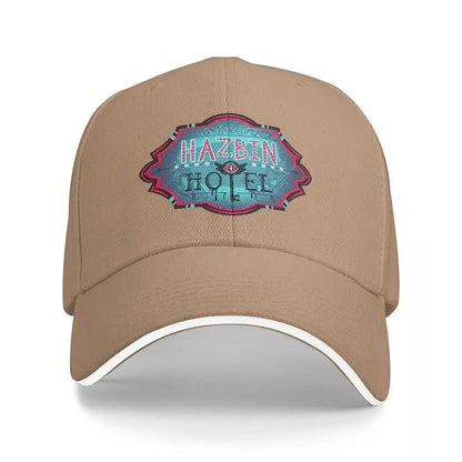 Unisex Baseball Hats Hazbines Hoteles Alastor Vox Printed Streetwear Baseball Caps
