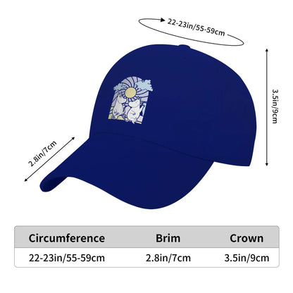Moomings Life in Moominvalley Stained Glass Style Baseball Cap