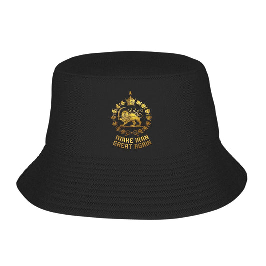 Make Iran Great Again Lion And Sun Bucket Hat