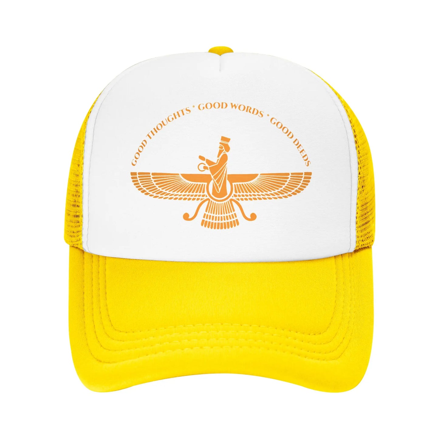 Faravahar Zoroastrian Symbol Good Thoughts Good Words Iran Casual Baseball Cap