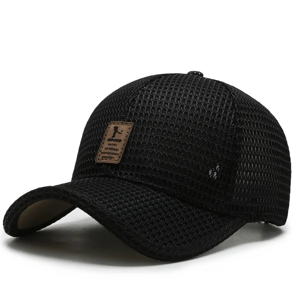 Full Mesh Sun Protection Caps Adjustable Quick Dry Summer Baseball Cap