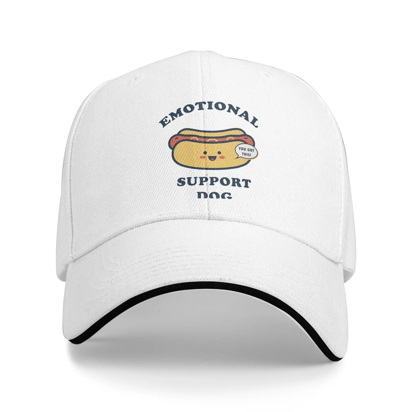Summer Casual Baseball Cap Emotional Support Hotdog Outdoor Sport For Couple Women