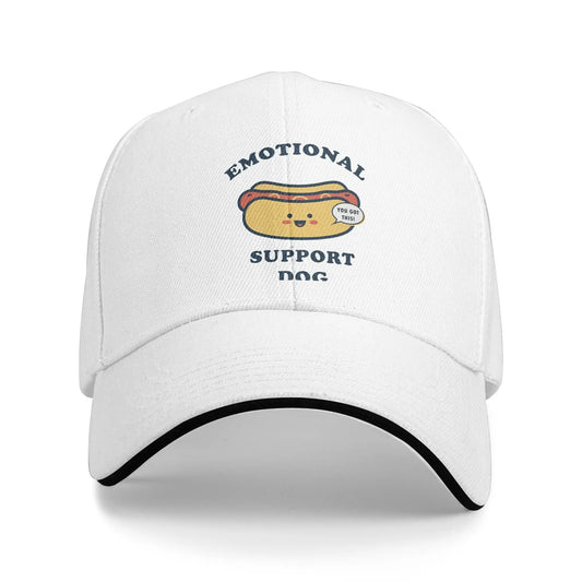 Summer Casual Baseball Cap Emotional Support Hotdog Outdoor Sport For Couple Women