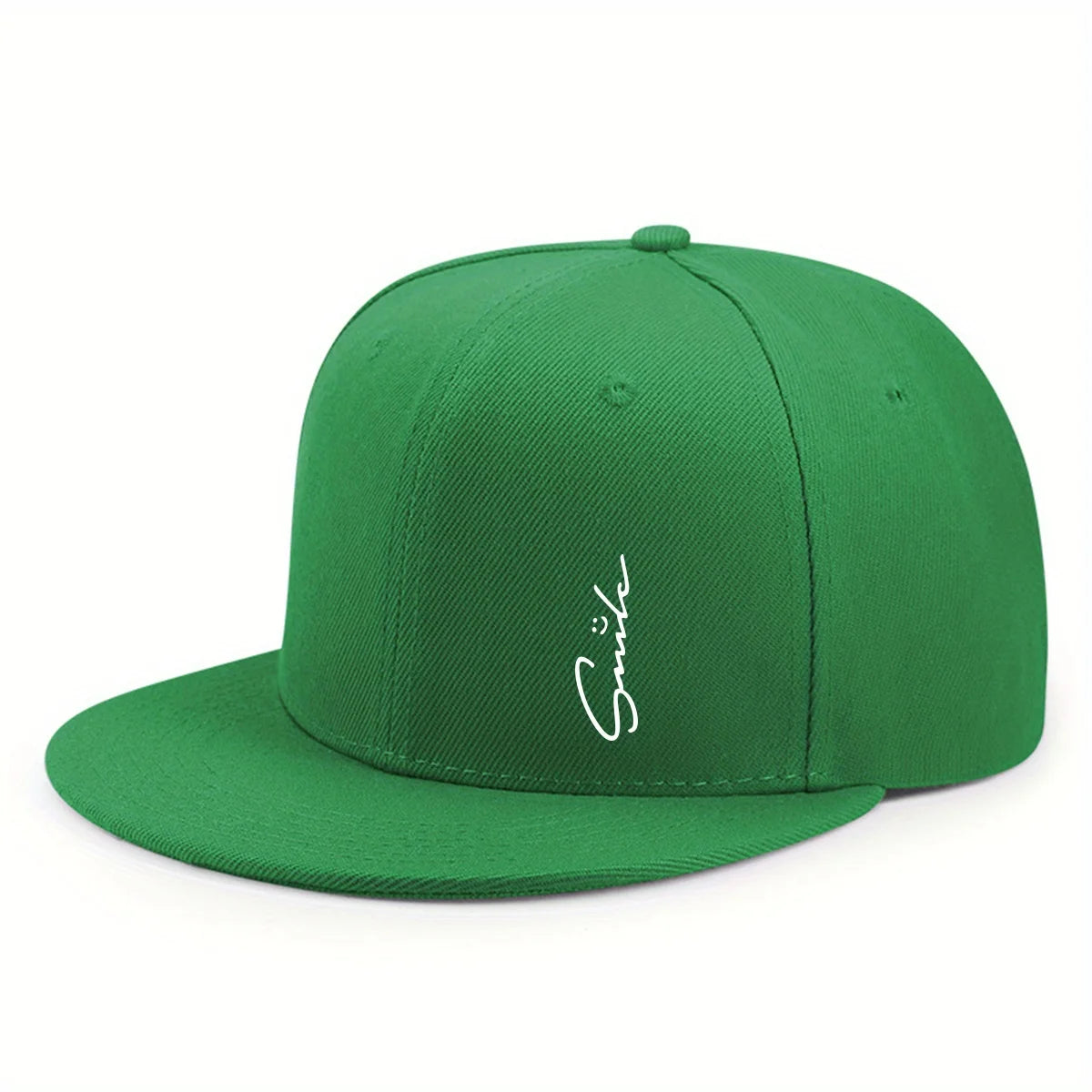 Lettered Smiley Face Print Stylish Baseball Cap For Men And Women
