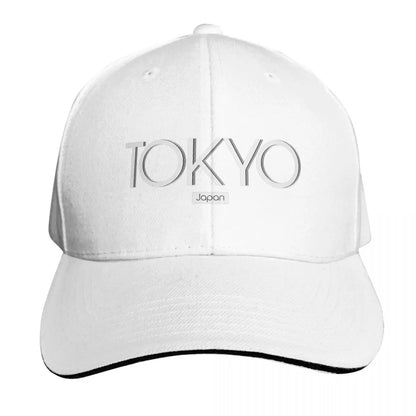Japan Tokyo City Letter Logo Cap Fashion Casual Baseball Caps