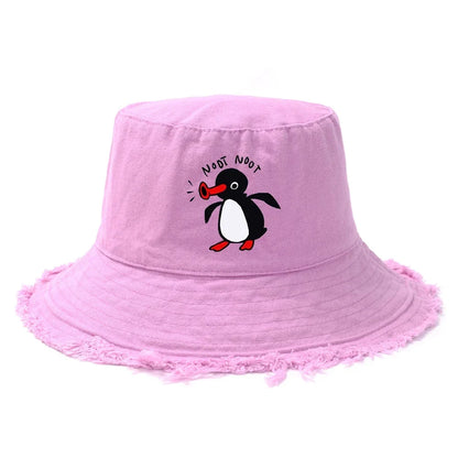Summer Penguin Bucket Hat Reversible Bob