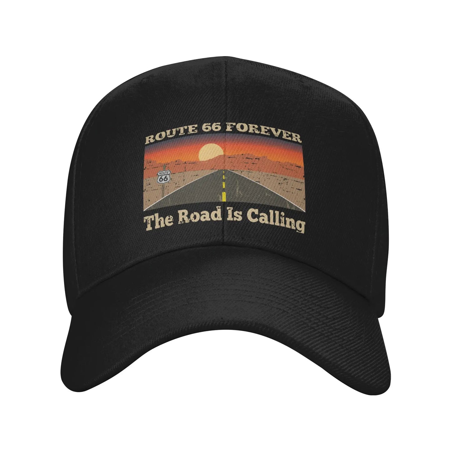 Routes 66 100th Anniversary The Mother Road  Golf Hat Merch Vintage Baseball Cap