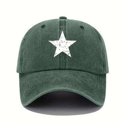Star Print Baseball Cap