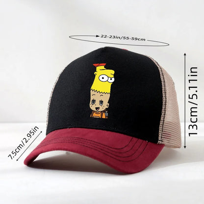 Summer Simple and Creative Cartoon Baseball Cap