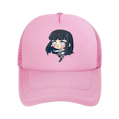 New “Anime Girl Manga, Cute Art Design” Mesh Baseball Cap