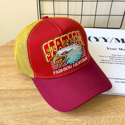 American Retro Baseball Cap Mesh Breathable UPF50+