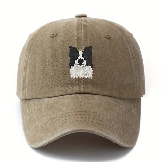 Printed Cute Border Collie Dog Baseball Cap