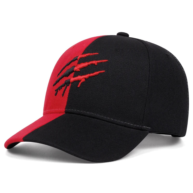 Personalized Pop New Baseball Hat Claw Print Embroidery Street Pop