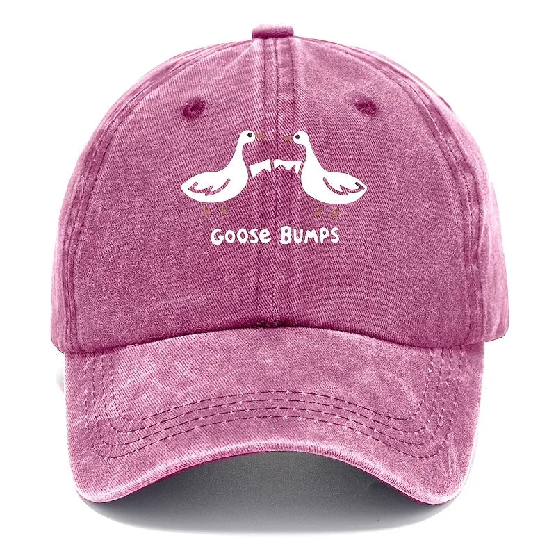 Retro Goose Print Baseball Cap