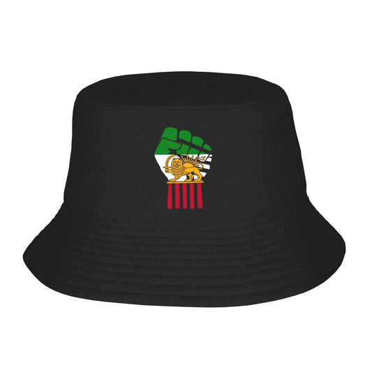 Iran Lion and Sun Bucket Hat Summer